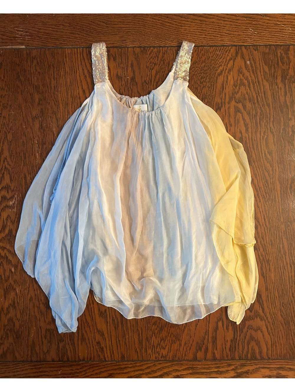 Belle France cold shoulder top.